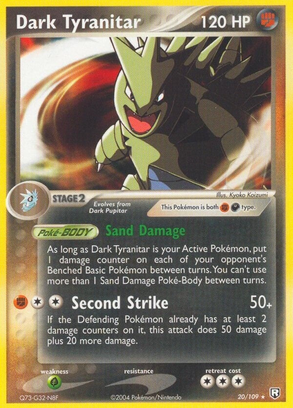 Image for Dark Tyranitar (20/109) (Team Rocket Returns) - Pokemon