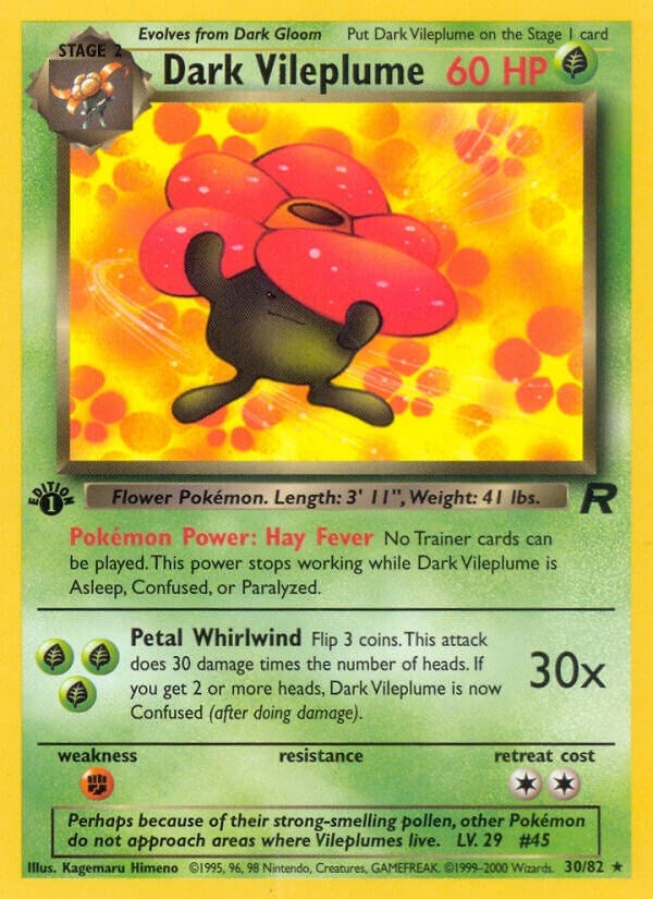 Image for Dark Vileplume (30) (30/82) (Team Rocket) - Pokemon
