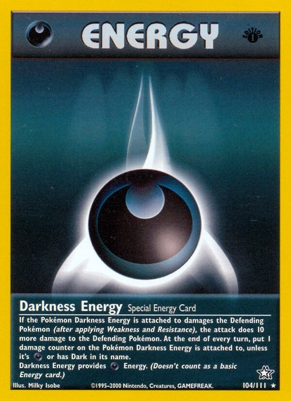 Image for Darkness Energy (104/111) (Neo Genesis) - Pokemon