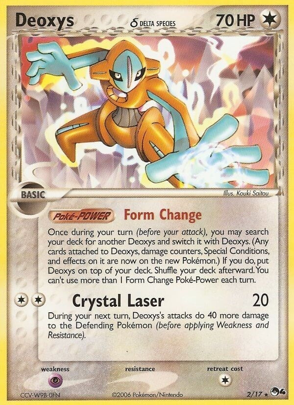 Image for Deoxys (Delta Species) (002/017) (POP Series 4) - Pokemon