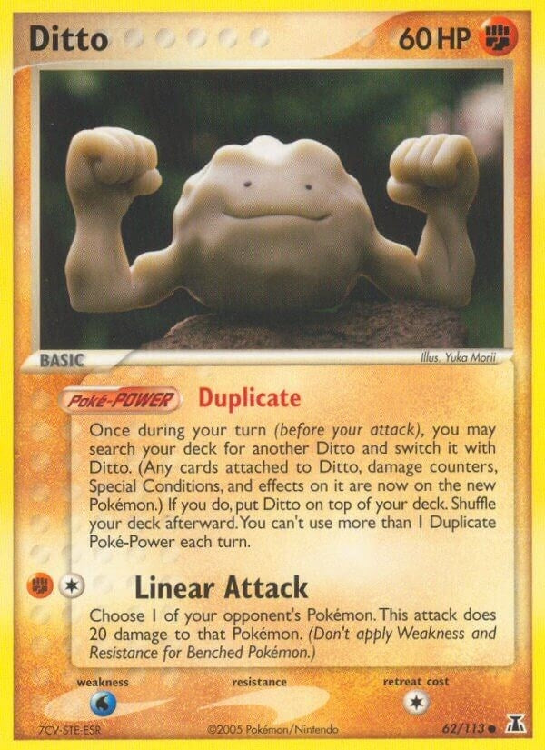 Image for Ditto (Geodude) (62/113) (Delta Species) - Pokemon