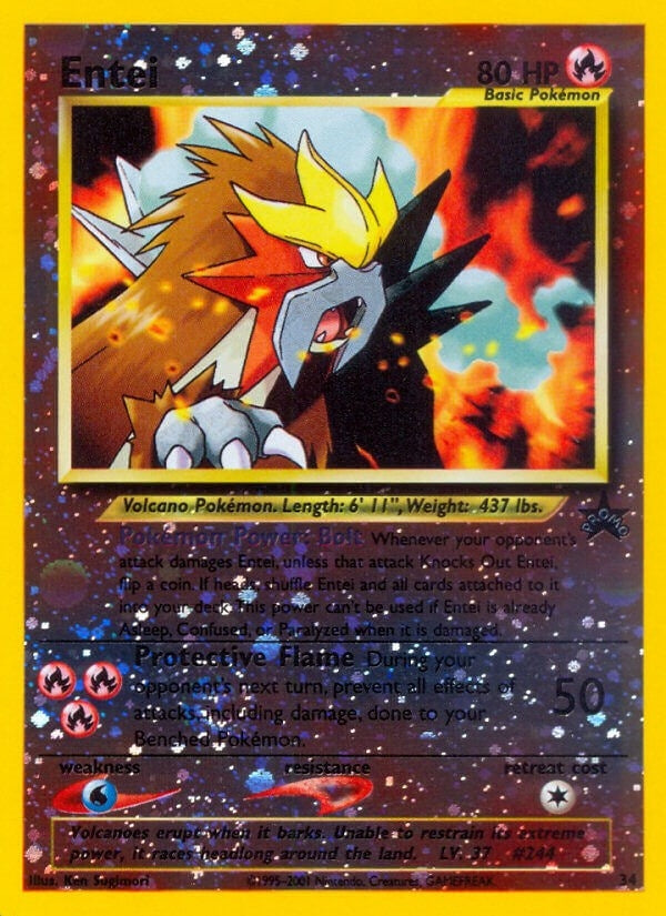Entei (34/53) (WoTC Promo)