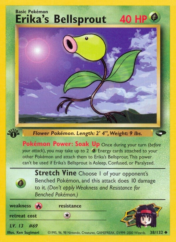 Image for Erika's Bellsprout (038/132) (Gym Challenge) - Pokemon
