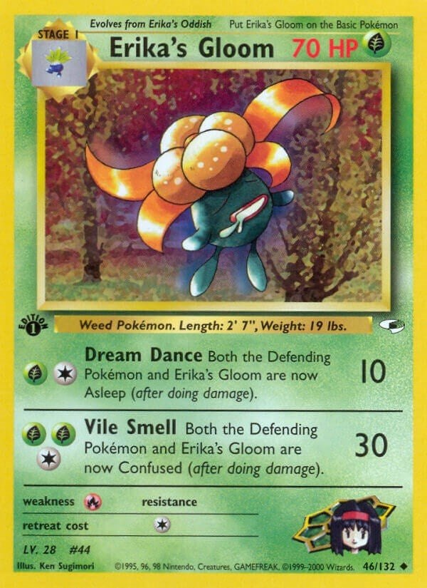 Image for Erika's Gloom (46) (046/132) (Gym Heroes) - Pokemon