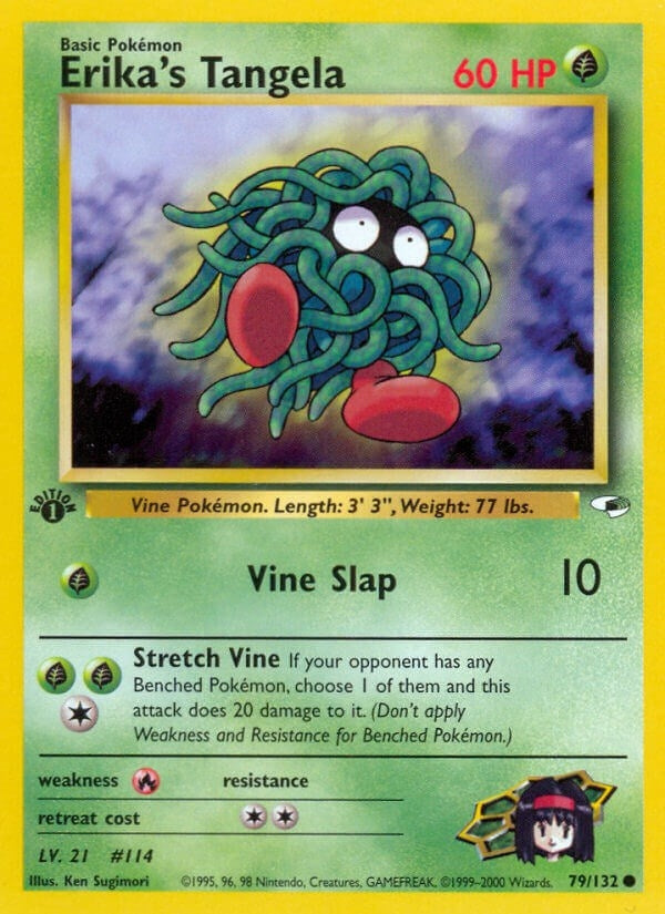 Image for Erika's Tangela (079/132) (Gym Heroes) - Pokemon
