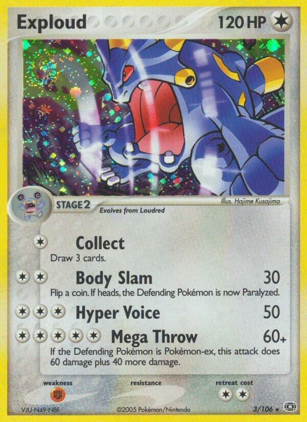 Image for Exploud (3/106) (Emerald) - Pokemon