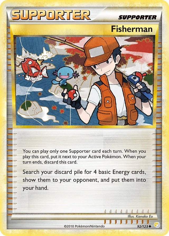 Image for Fisherman (92/123) (HeartGold SoulSilver) - Pokemon