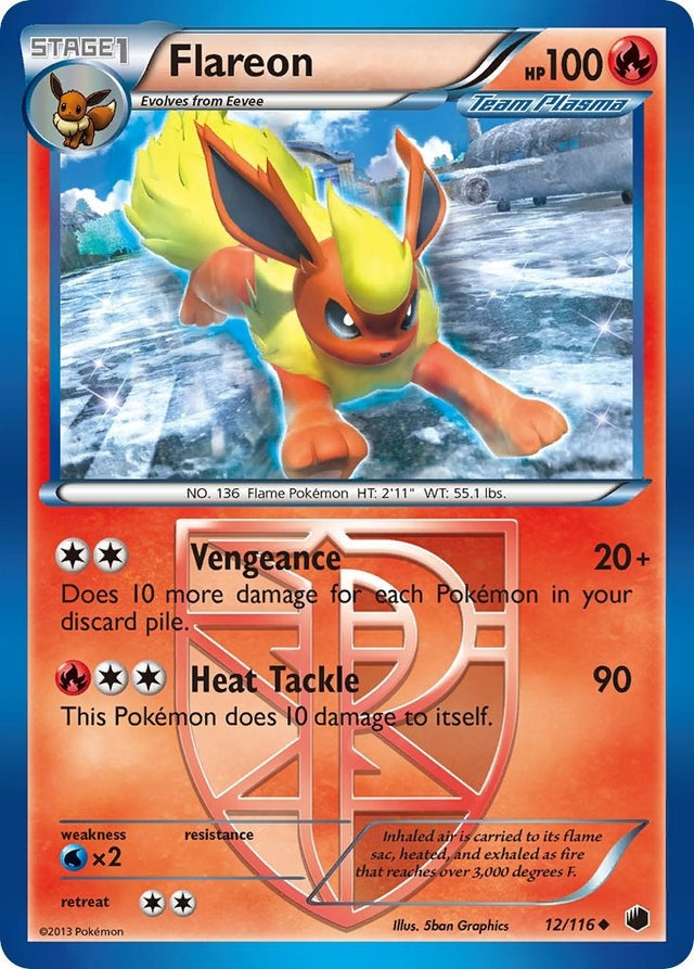 Image for Flareon (Team Plasma) (12/116) (Plasma Freeze) - Pokemon