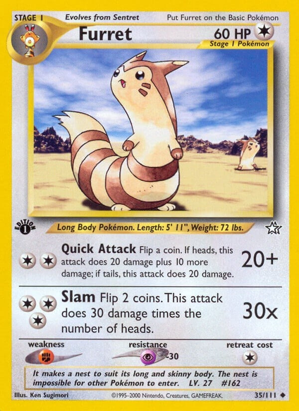 Image for Furret (035/111) (Neo Genesis) - Pokemon