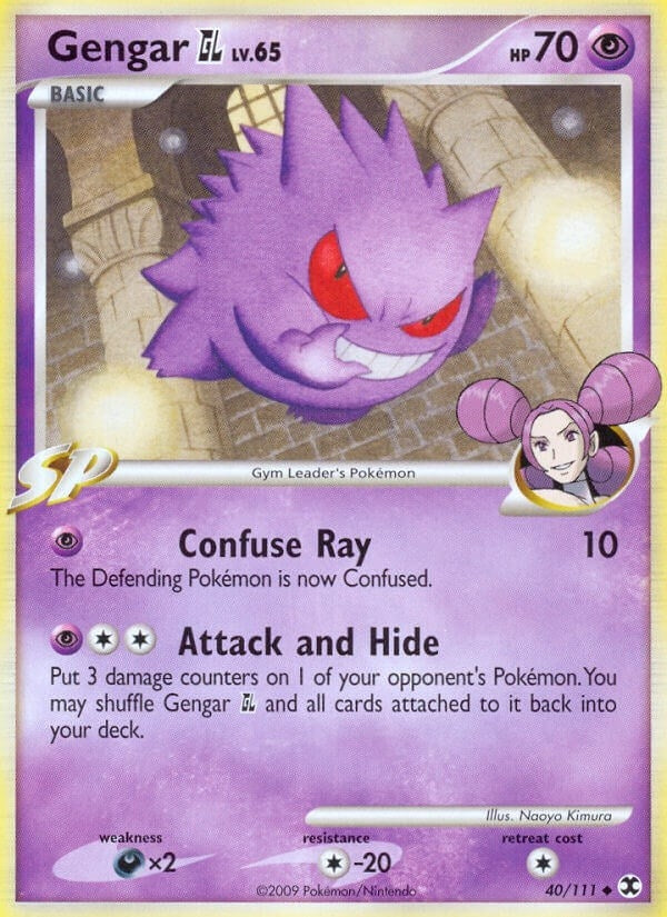 Image for Gengar GL (40/111) (Rising Rivals) - Pokemon