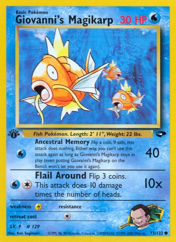 Image for Giovanni's Magikarp (073/132) (Gym Challenge) - Pokemon