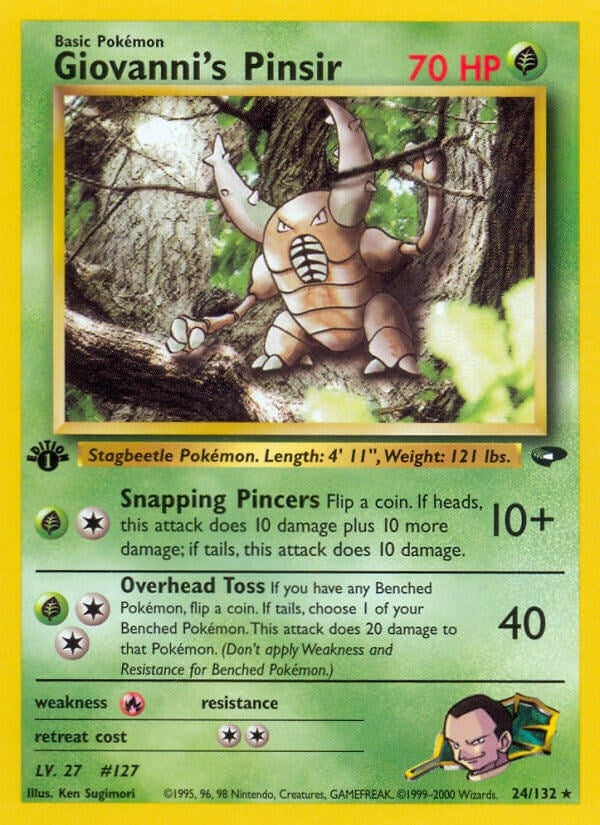 Image for Giovanni's Pinsir (024/132) (Gym Challenge) - Pokemon