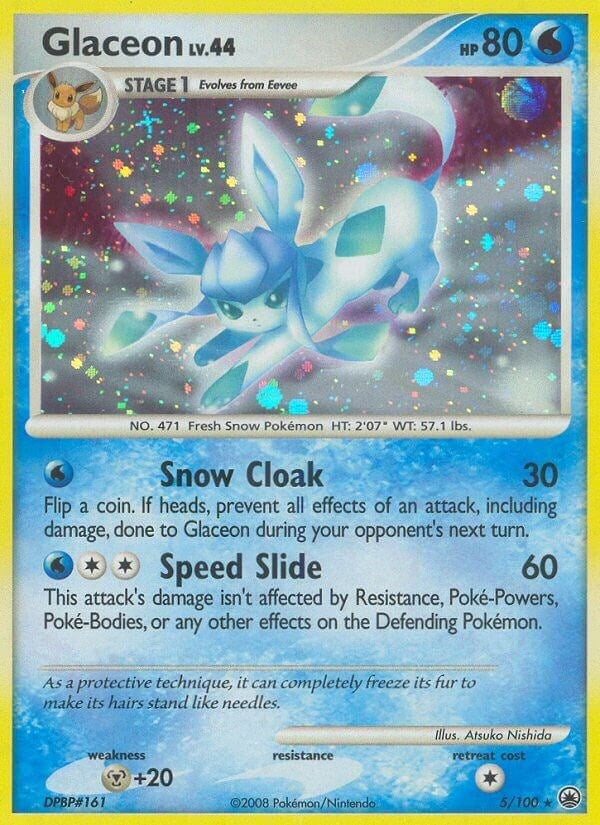 Glaceon (5) (5/100) (Majestic Dawn)