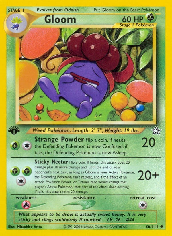 Image for Gloom (036/111) (Neo Genesis) - Pokemon
