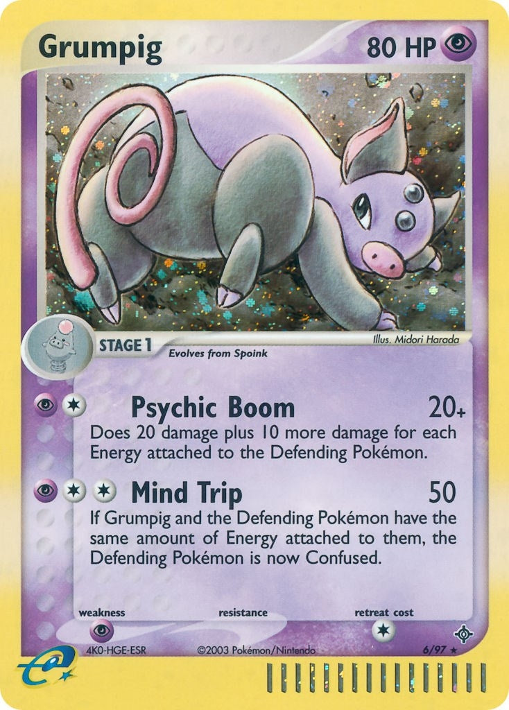 Image for Grumpig (6/97) (Dragon) - Pokemon