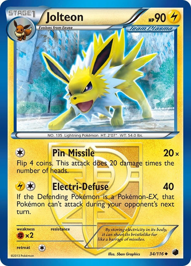 Image for Jolteon (Team Plasma) (34/116) (Plasma Freeze) - Pokemon