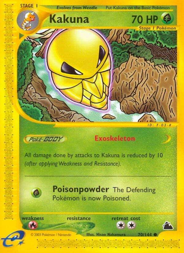 Image for Kakuna (070/144) (Skyridge) - Pokemon