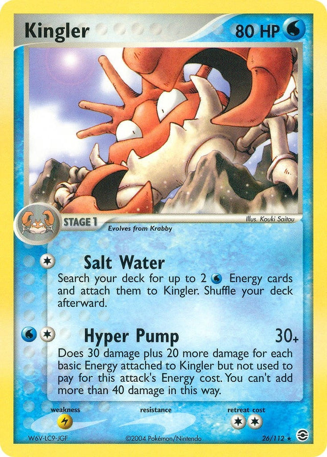 Image for Kingler (26/112) (FireRed & LeafGreen) - Pokemon