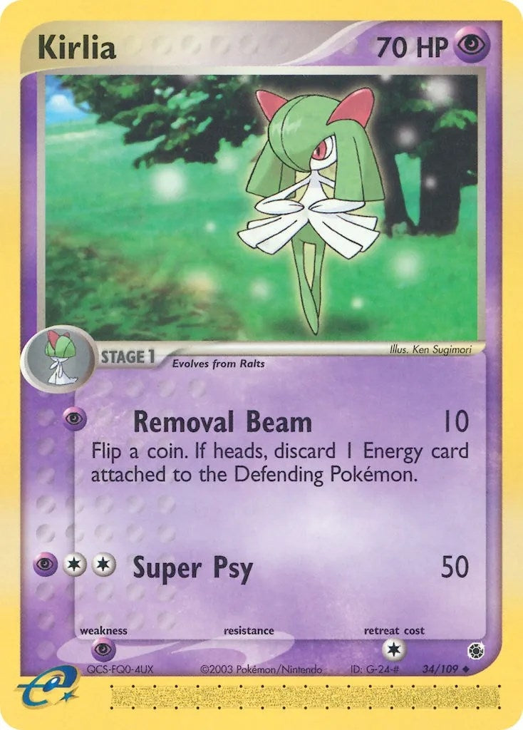 Image for Kirlia (34/109) (Ruby and Sapphire) - Pokemon