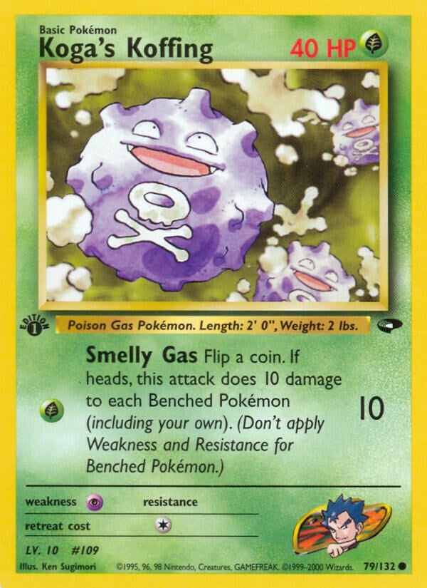 Image for Koga's Koffing (79) (079/132) (Gym Challenge) - Pokemon