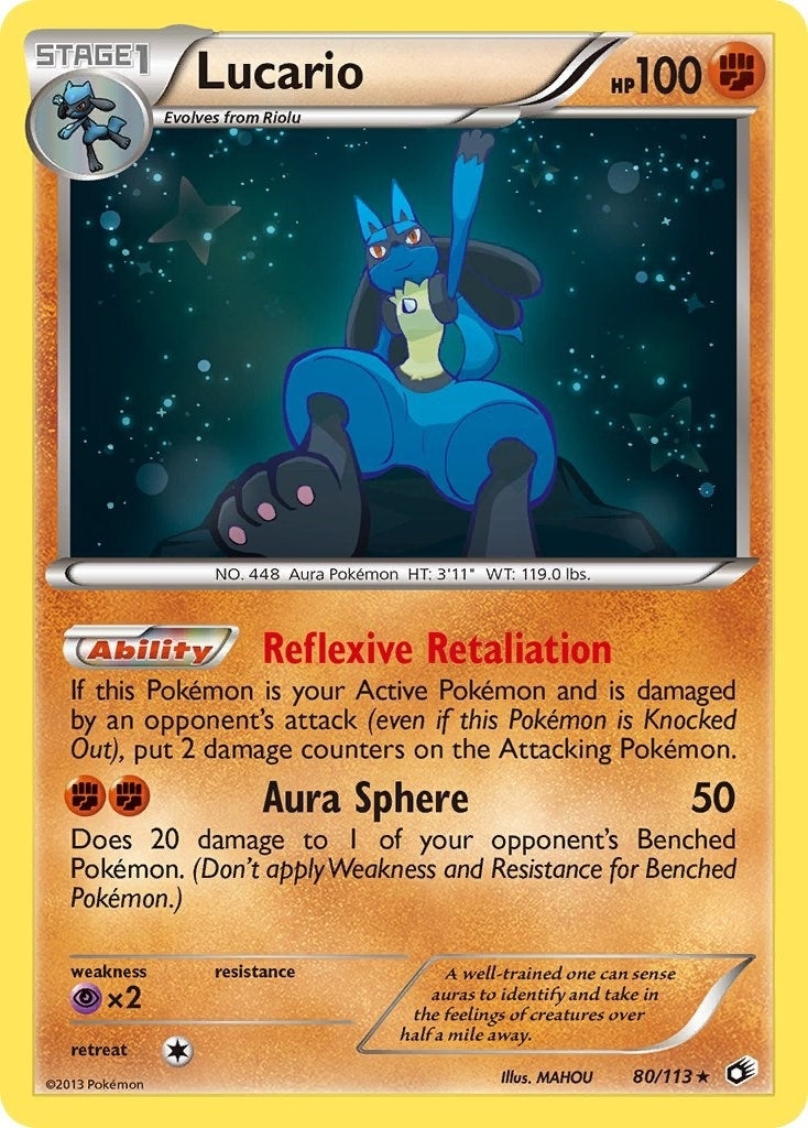 Image for Lucario (80/113) (Legendary Treasures) - Pokemon