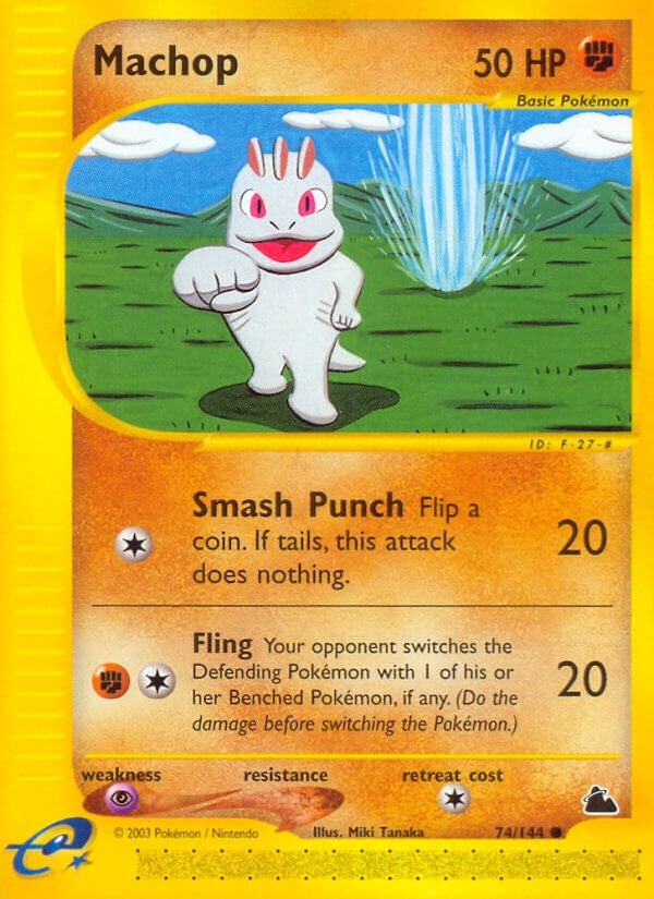Image for Machop (074/144) (Skyridge) - Pokemon