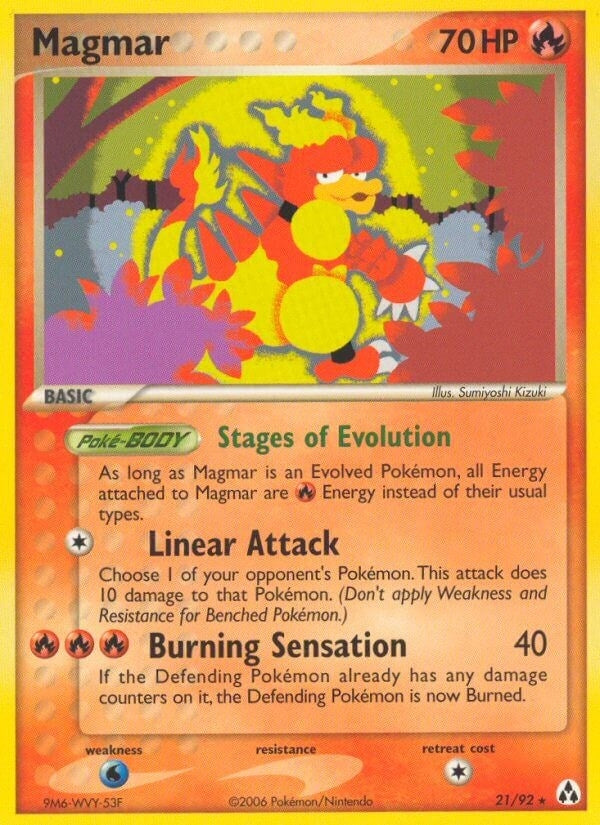 Image for Magmar (21/92) (Legend Maker) - Pokemon