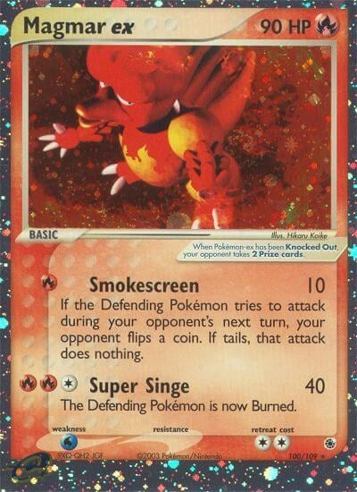 Image for Magmar ex (100/109) (Ruby and Sapphire) - Pokemon