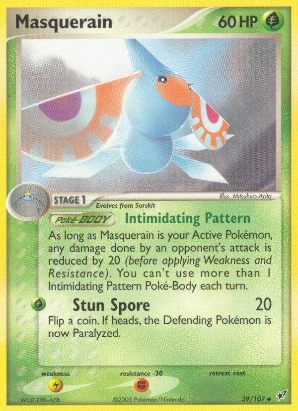 Image for Masquerain (39/107) (Deoxys) - Pokemon