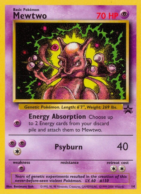 Image for Mewtwo (14) (14/53) (WoTC Promo) - Pokemon