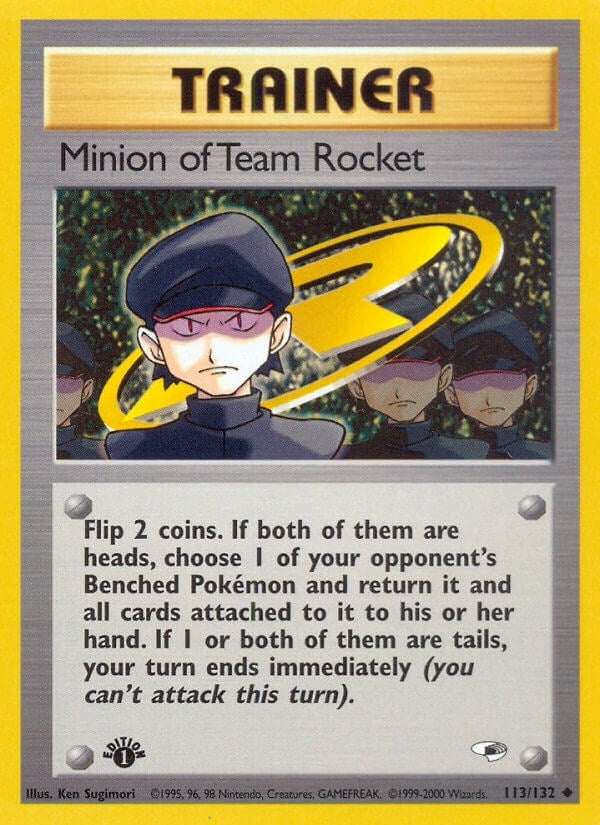 Image for Minion of Team Rocket (113/132) (Gym Heroes) - Pokemon