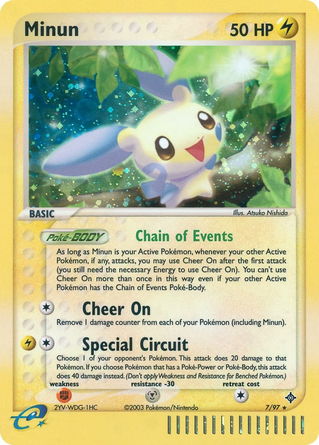 Image for Minun (7/97) (Dragon) - Pokemon