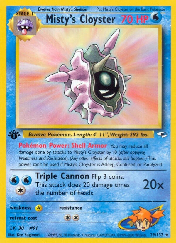 Image for Misty's Cloyster (029/132) (Gym Heroes) - Pokemon