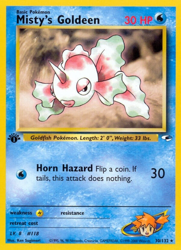 Image for Misty's Goldeen (30) (030/132) (Gym Heroes) - Pokemon
