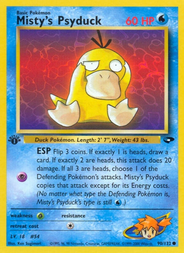 Image for Misty's Psyduck (090/132) (Gym Challenge) - Pokemon