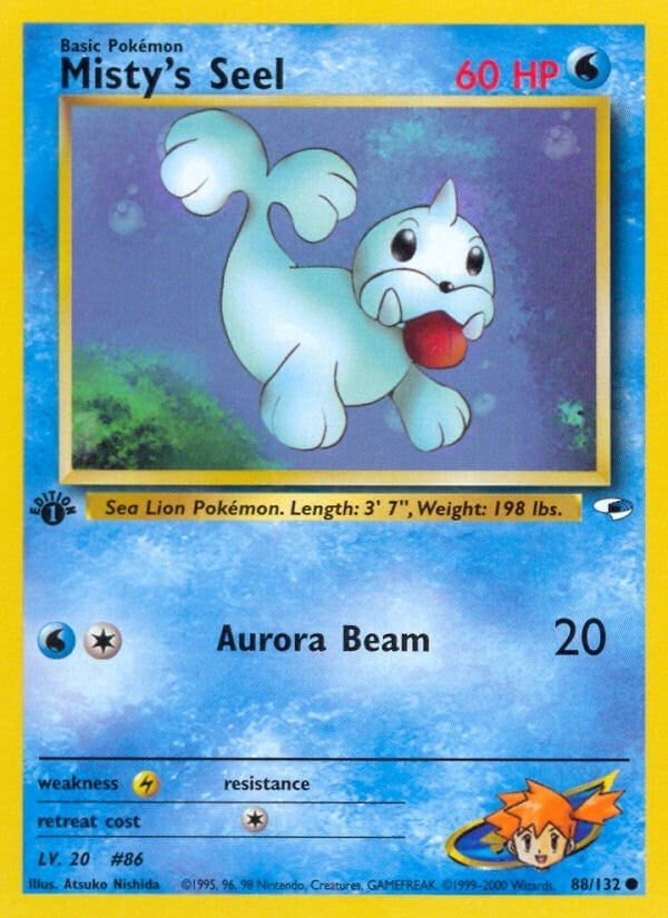 Image for Misty's Seel (088/132) (Gym Heroes) - Pokemon
