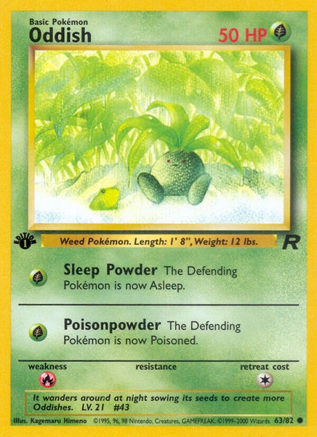 Image for Oddish (63/82) (Team Rocket) - Pokemon