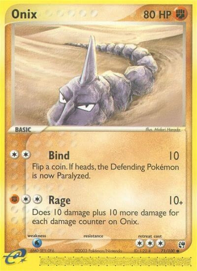 Image for Onix (71/100) (Sandstorm) - Pokemon