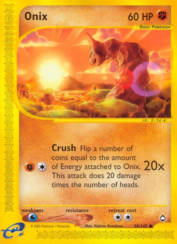 Image for Onix (098/147) (Aquapolis) - Pokemon