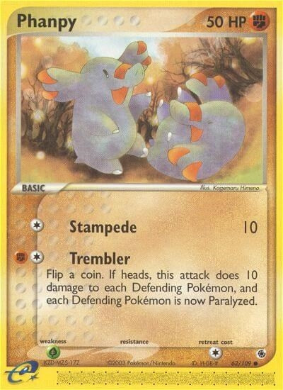 Image for Phanpy (62/109) (Ruby and Sapphire) - Pokemon