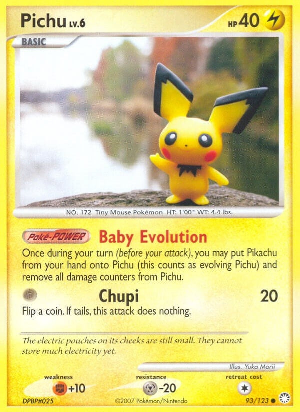 Image for Pichu (93/123) (Mysterious Treasures) - Pokemon