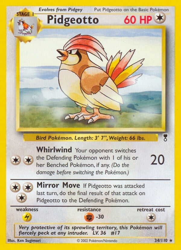 Image for Pidgeotto (034/110) (Legendary Collection) - Pokemon
