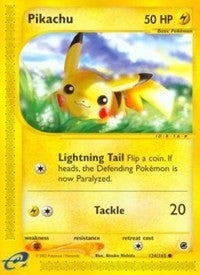 Image for Pikachu (124/165) (Expedition) - Pokemon