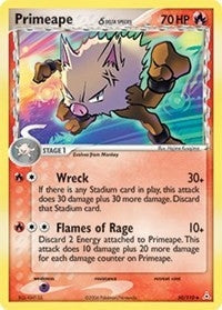 Image for Primeape (Delta Species) (50/110) (Holon Phantoms) - Pokemon