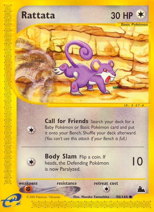 Image for Rattata (090/144) (Skyridge) - Pokemon