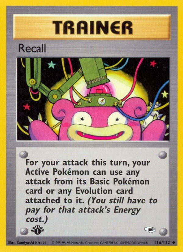 Image for Recall (116/132) (Gym Heroes) - Pokemon