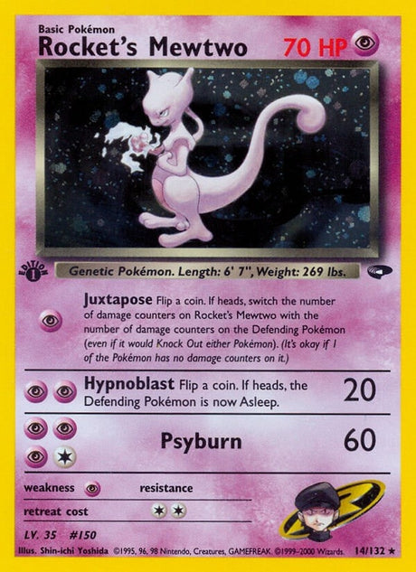 Image for Rocket's Mewtwo (014/132) (Gym Challenge) - Pokemon