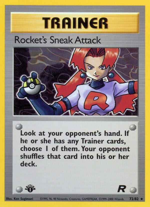 Image for Rocket's Sneak Attack (72) (72/82) (Team Rocket) - Pokemon
