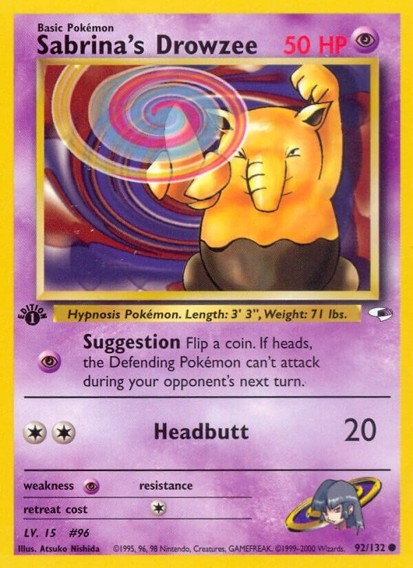 Image for Sabrina's Drowzee (092/132) (Gym Heroes) - Pokemon