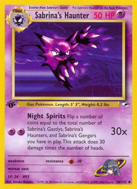 Image for Sabrina's Haunter (058/132) (Gym Heroes) - Pokemon